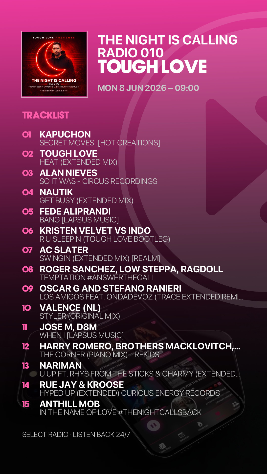 Tracklist Story Preview