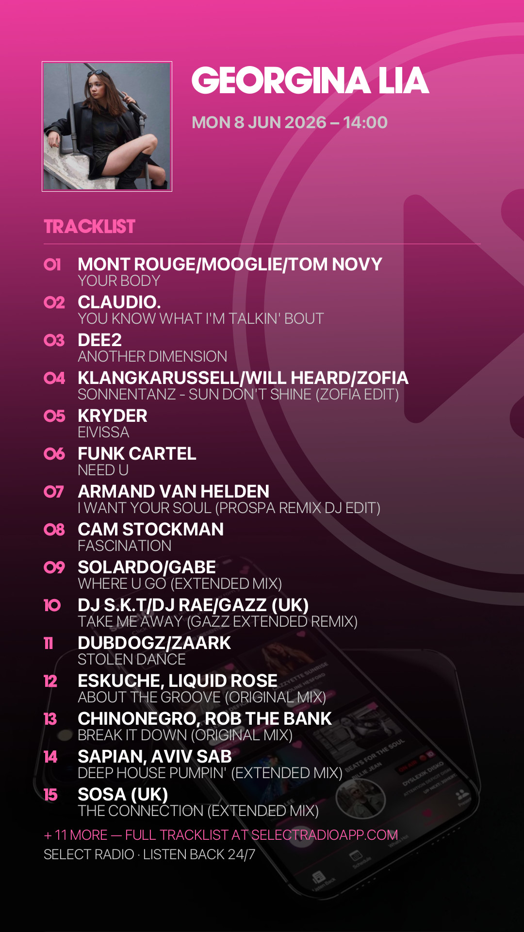 Tracklist Story Preview