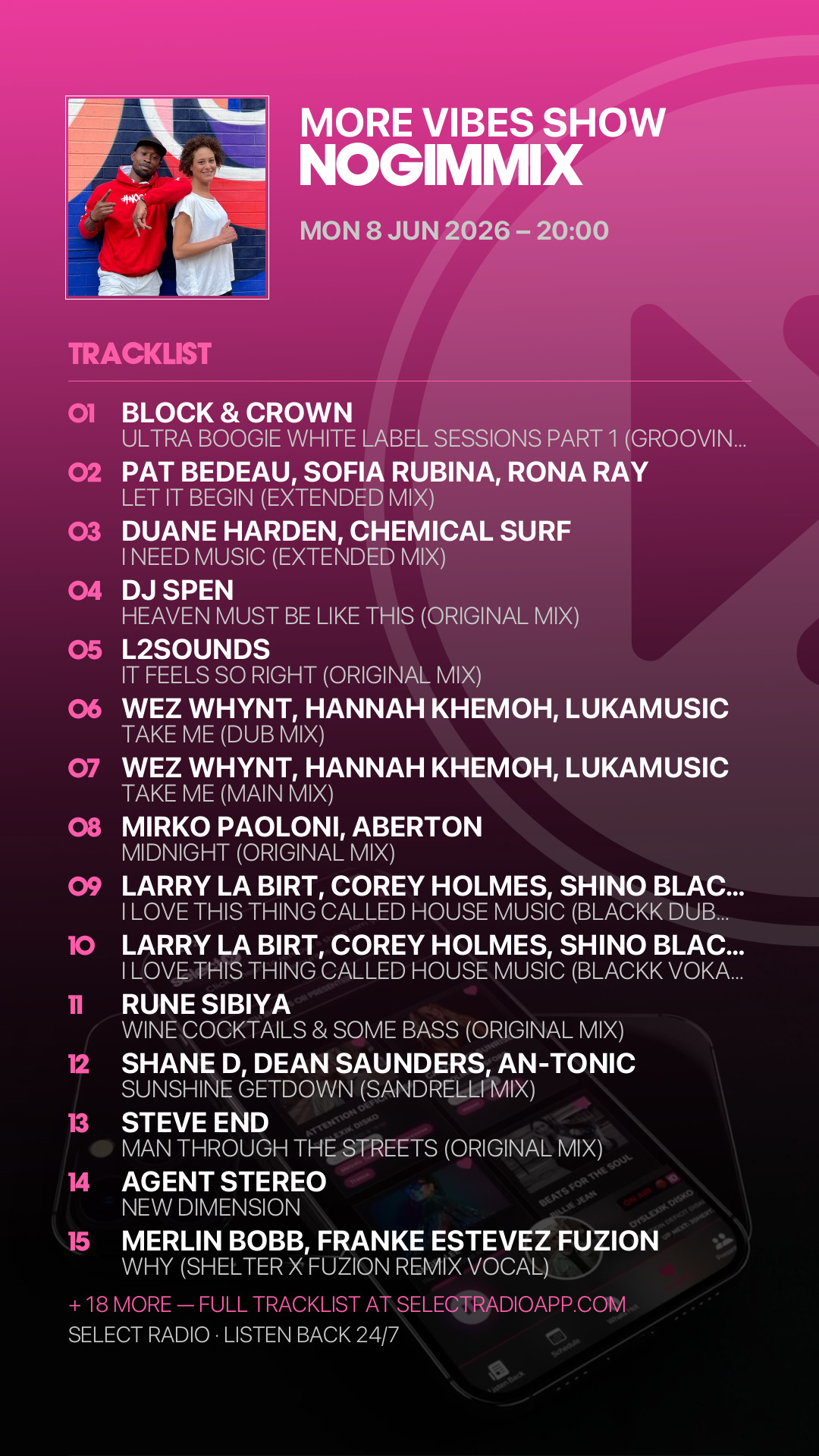 Tracklist Story Preview