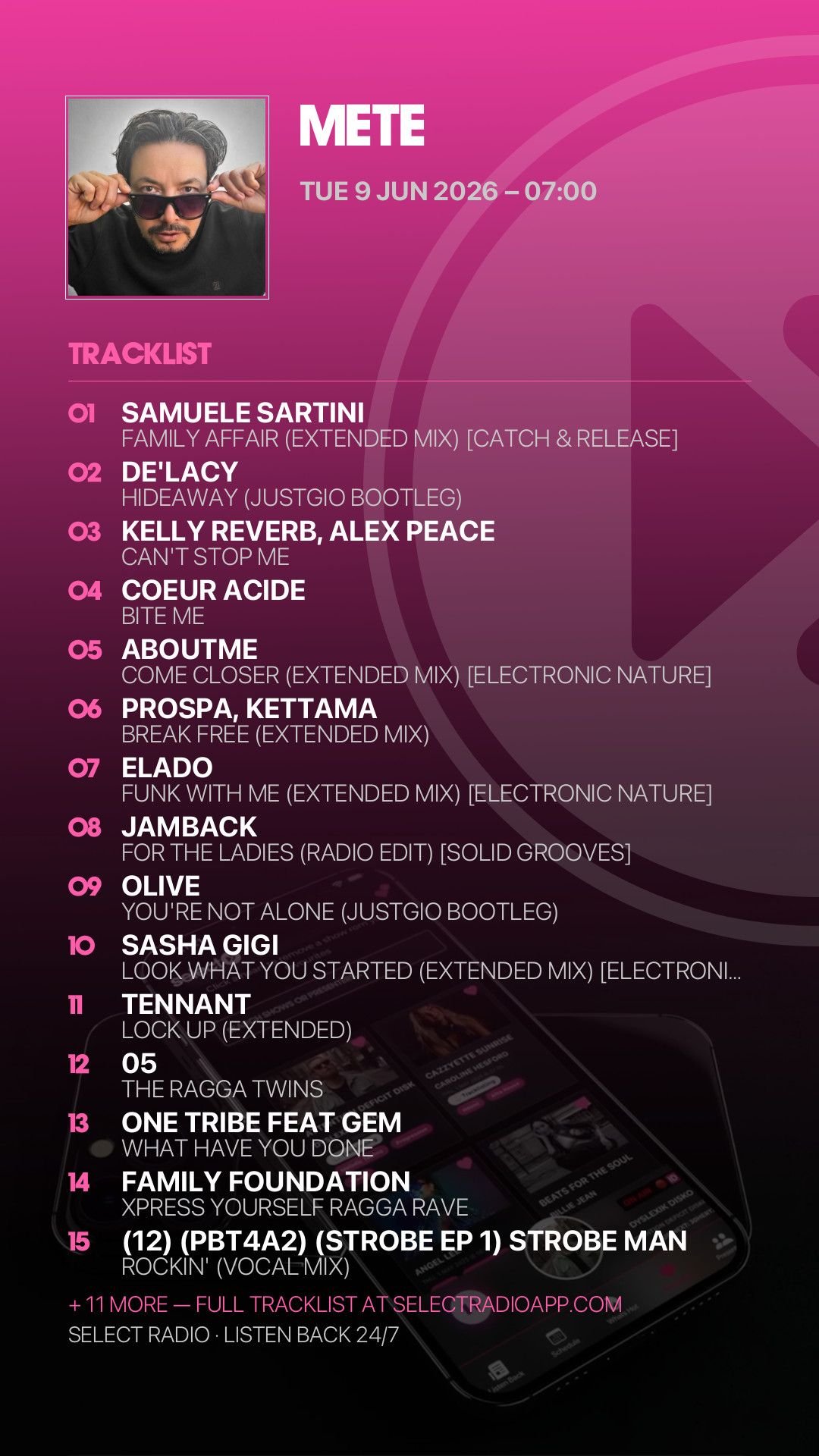 Tracklist Story Preview