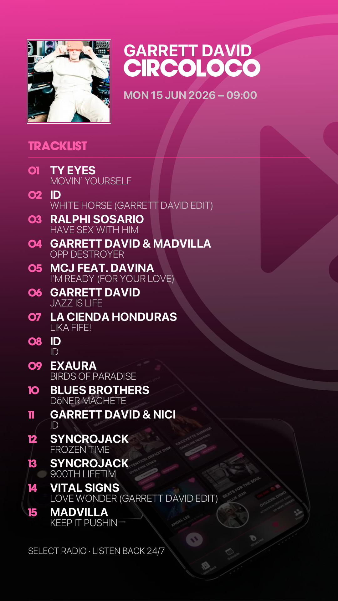 Tracklist Story Preview