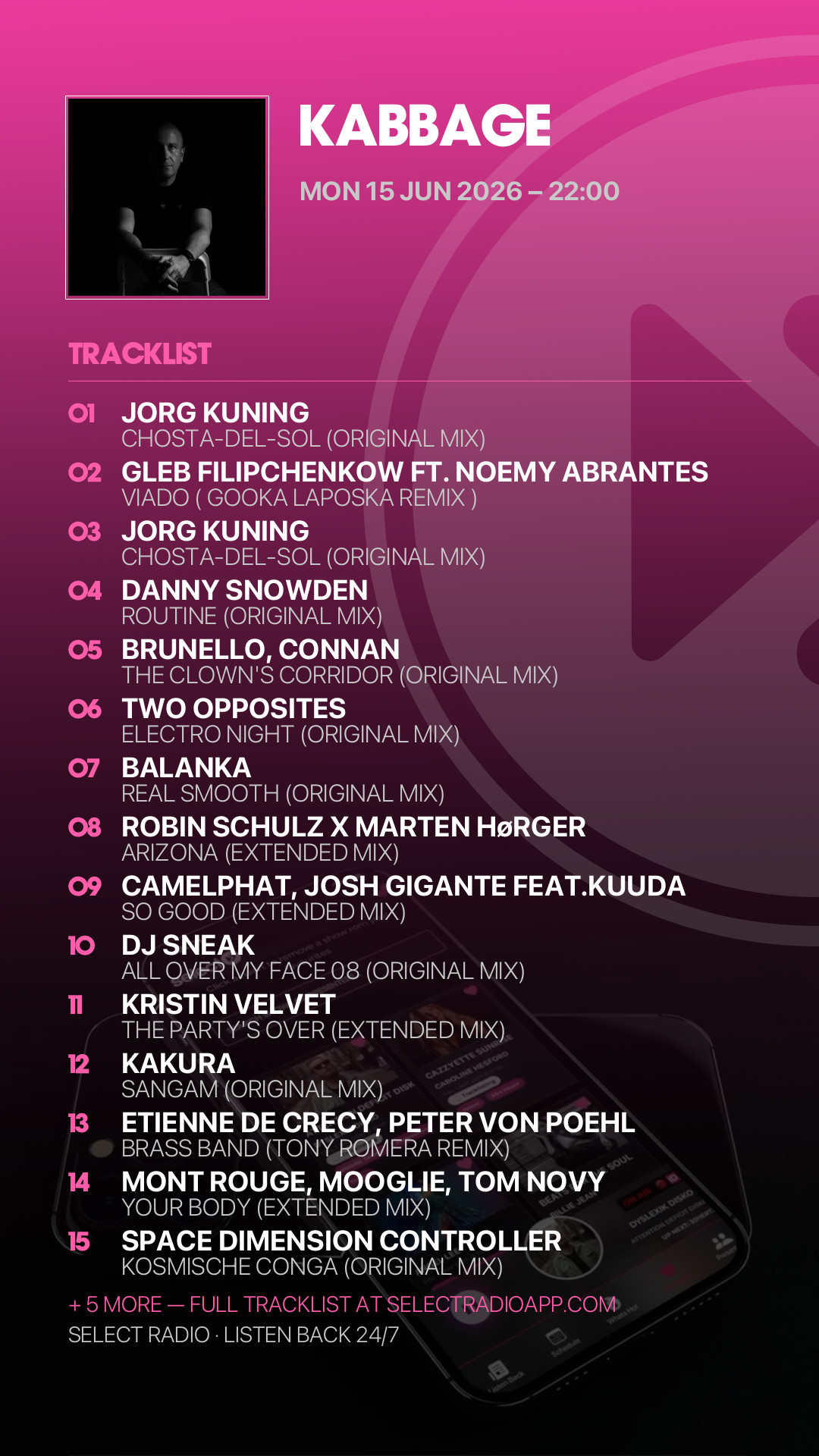 Tracklist Story Preview