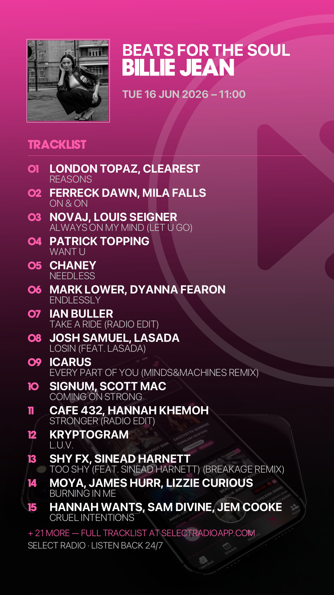 Tracklist Story Preview