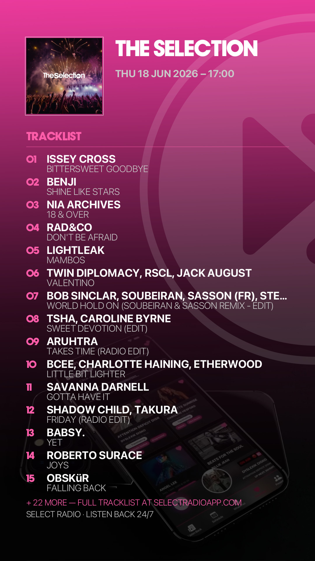 Tracklist Story Preview