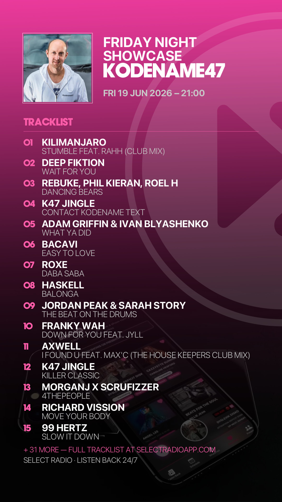 Tracklist Story Preview