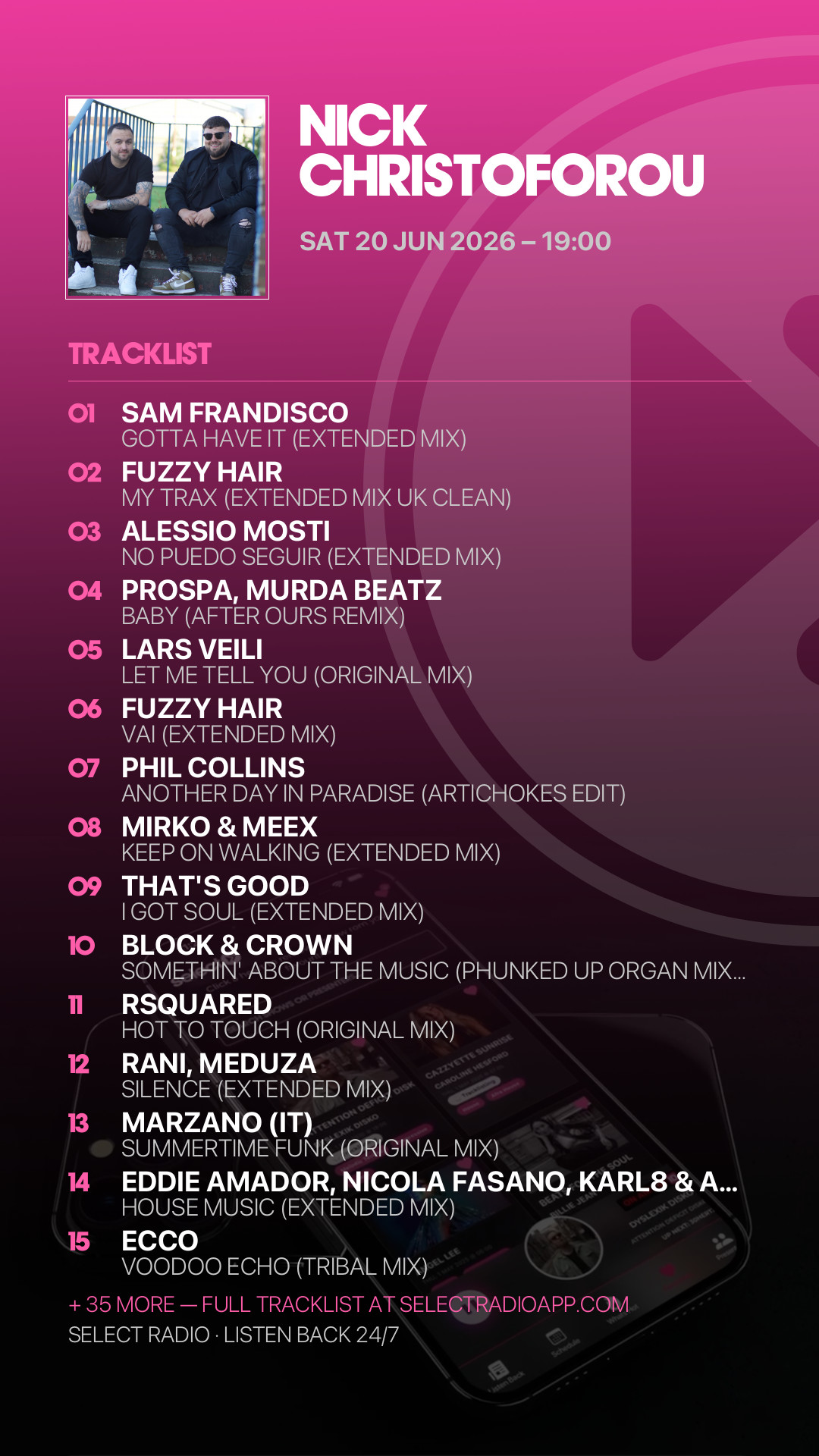 Tracklist Story Preview