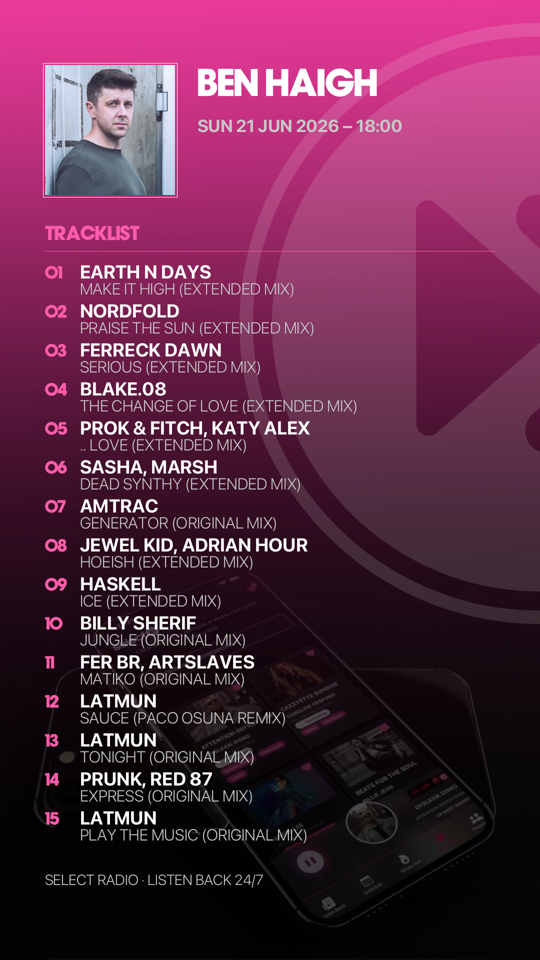 Tracklist Story Preview