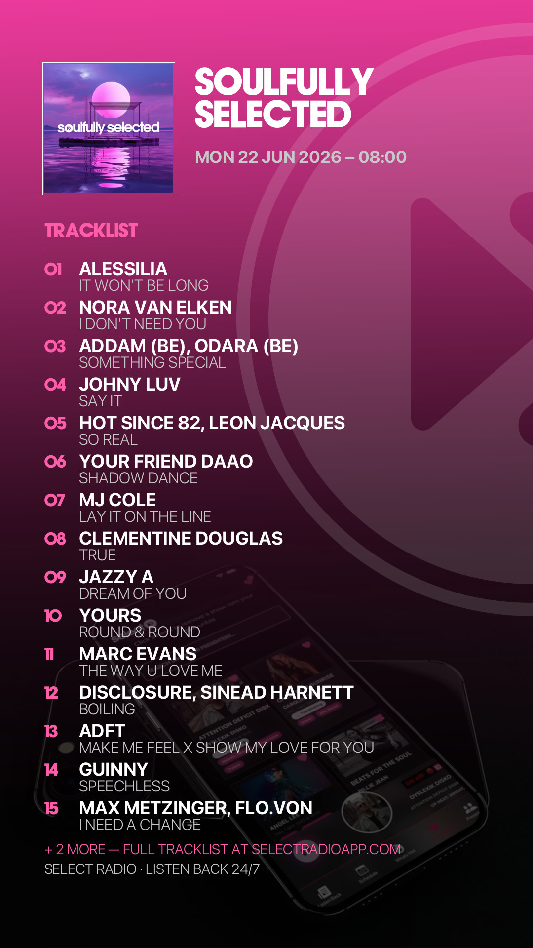 Tracklist Story Preview