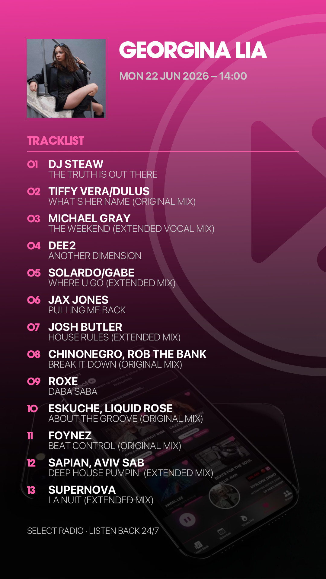 Tracklist Story Preview