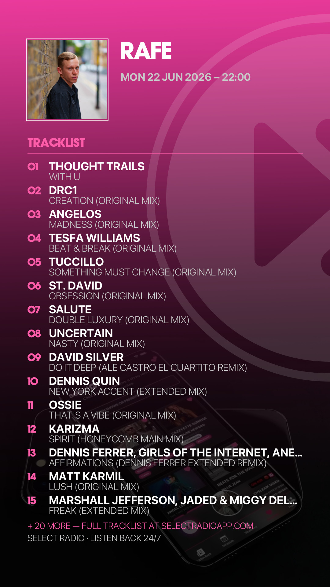 Tracklist Story Preview