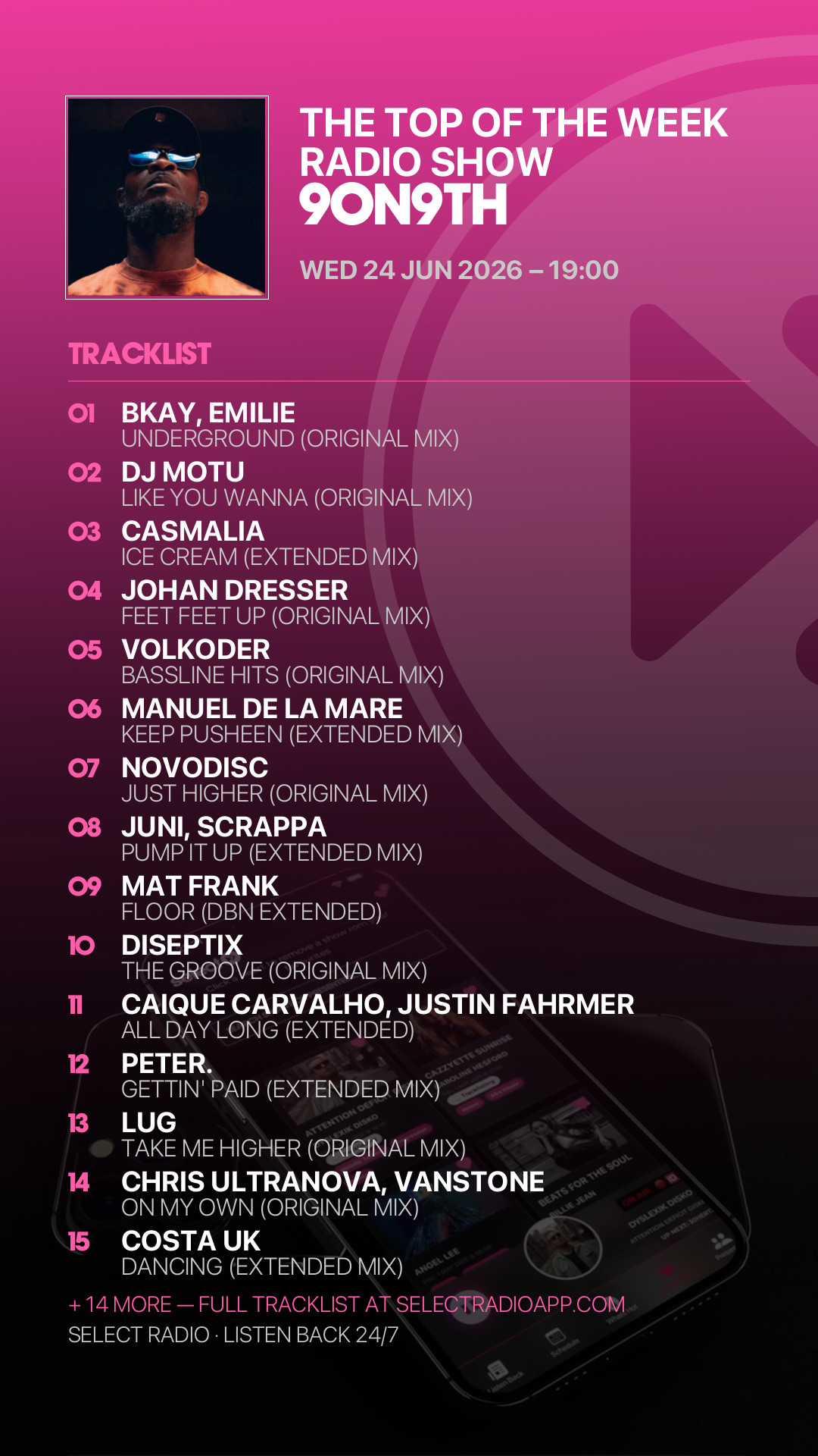 Tracklist Story Preview