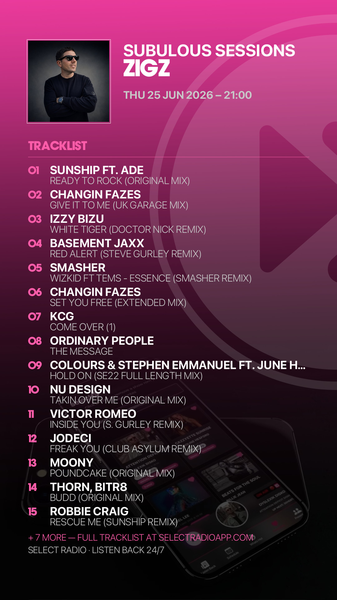 Tracklist Story Preview