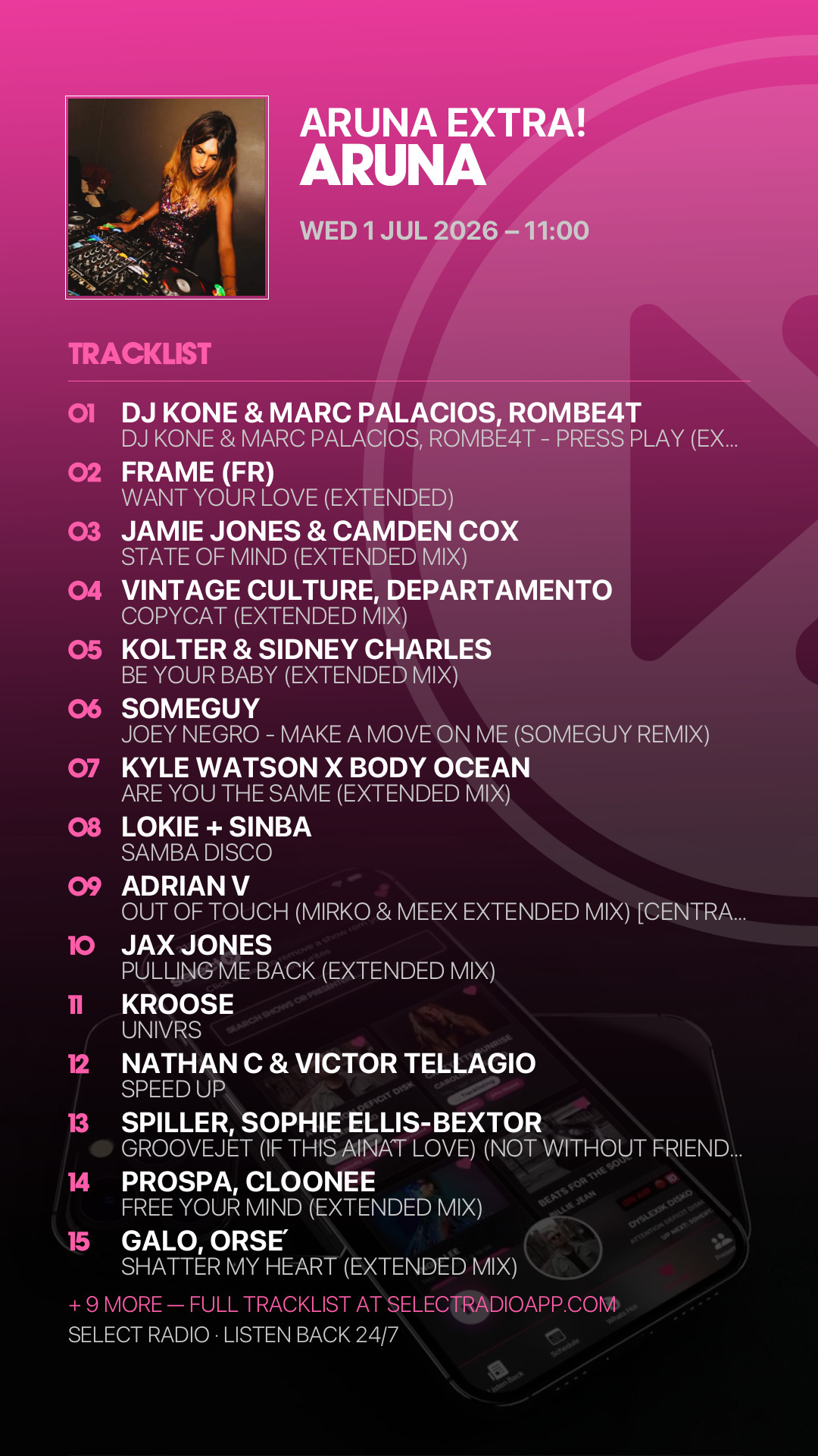 Tracklist Story Preview
