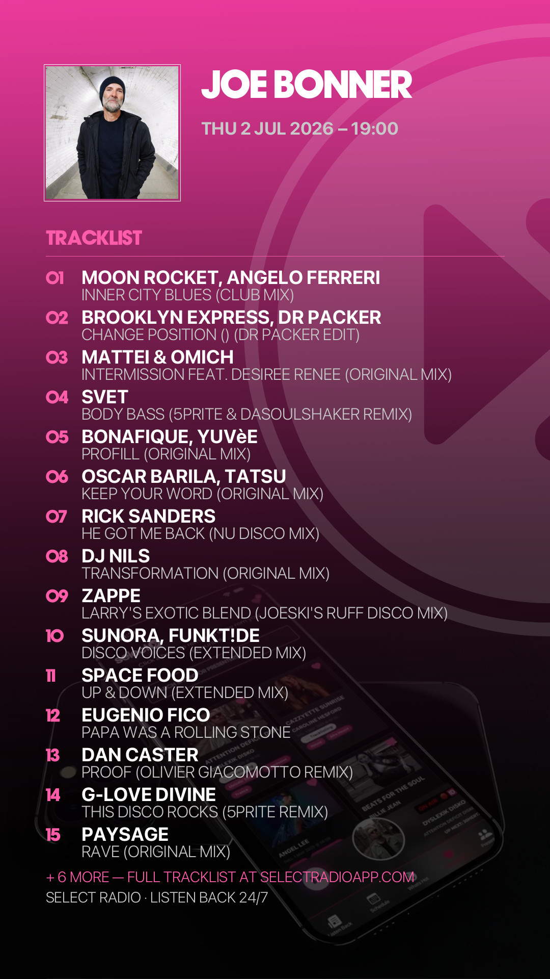 Tracklist Story Preview