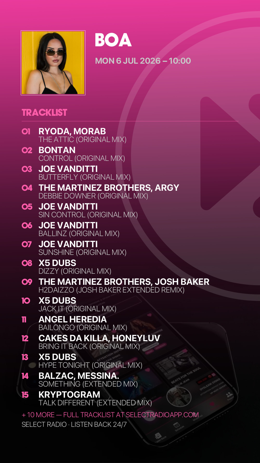 Tracklist Story Preview