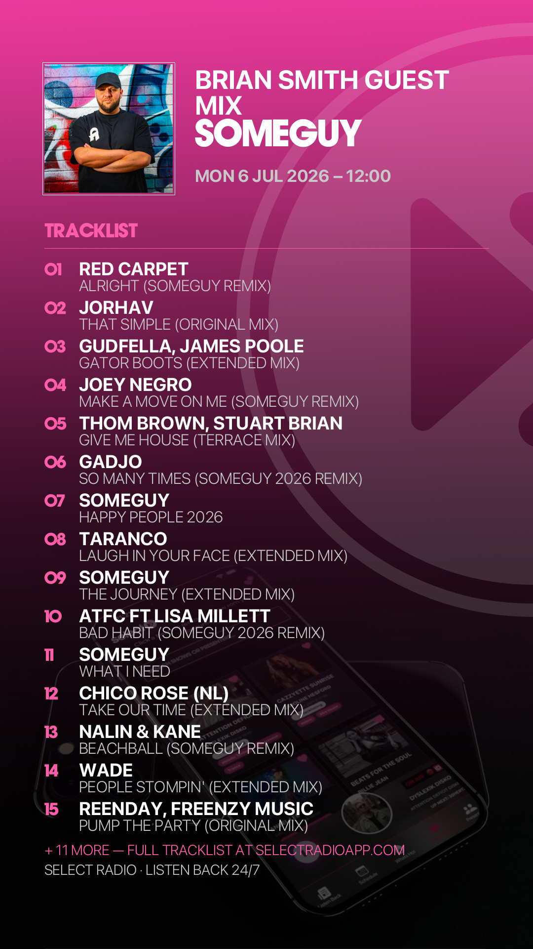 Tracklist Story Preview