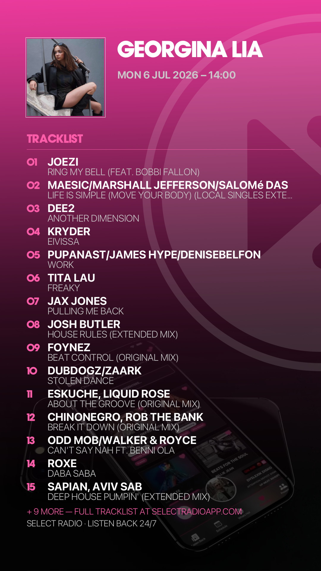 Tracklist Story Preview