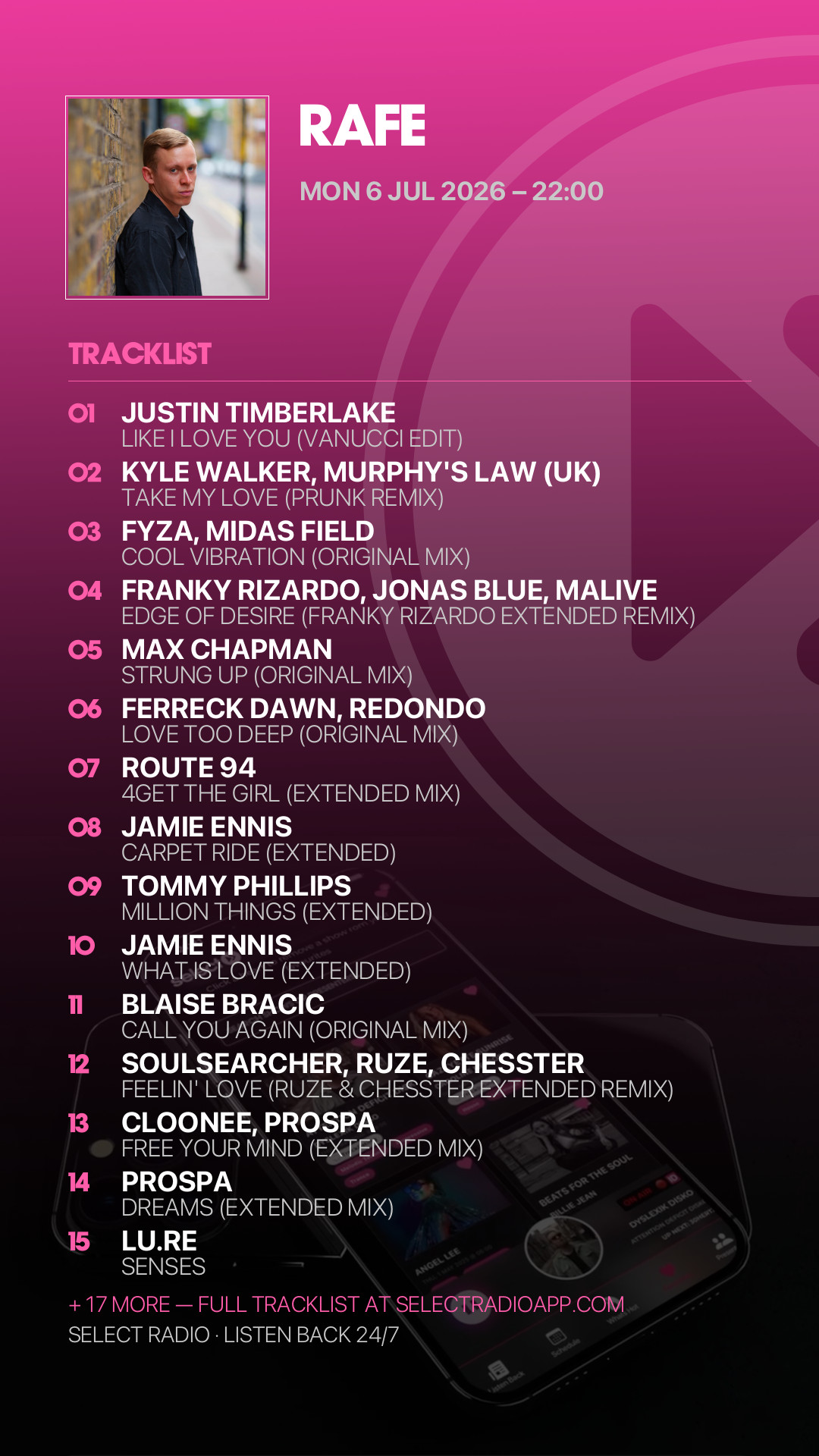 Tracklist Story Preview