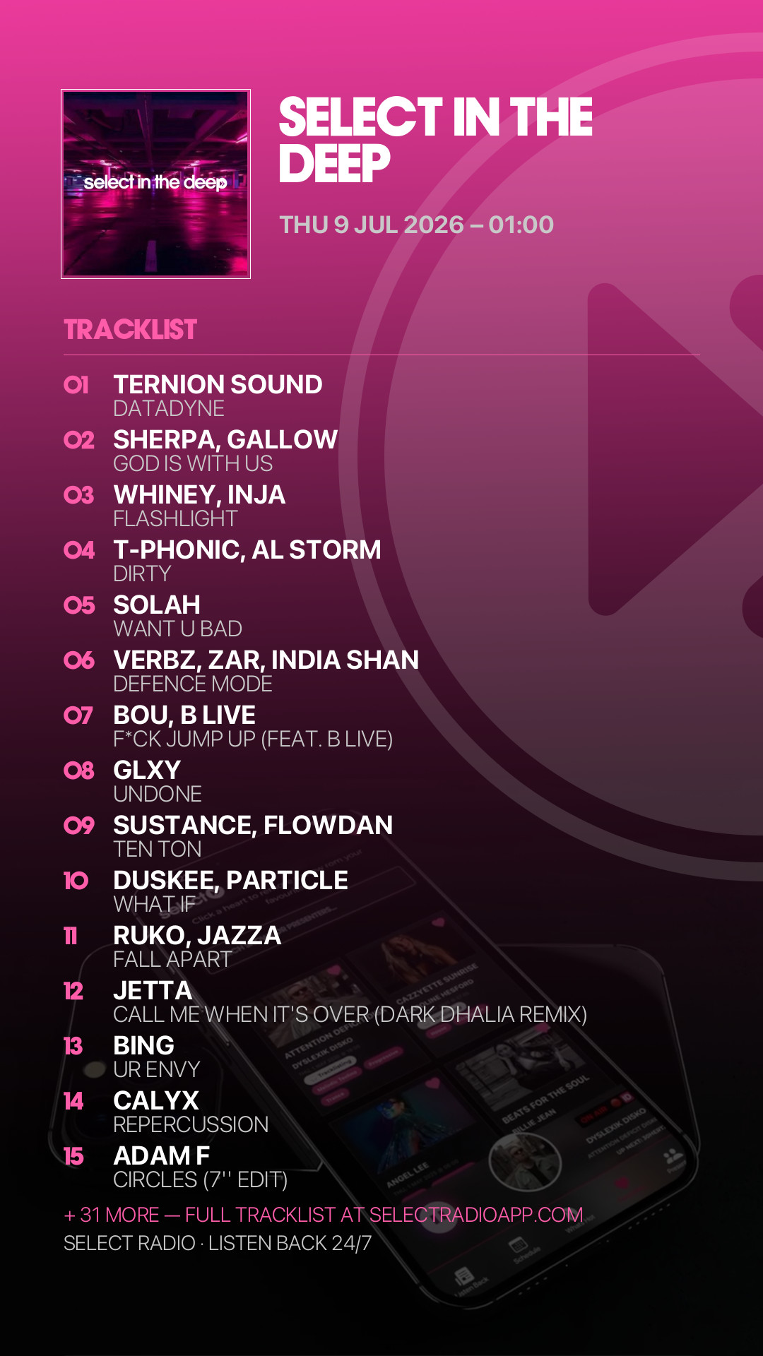 Tracklist Story Preview