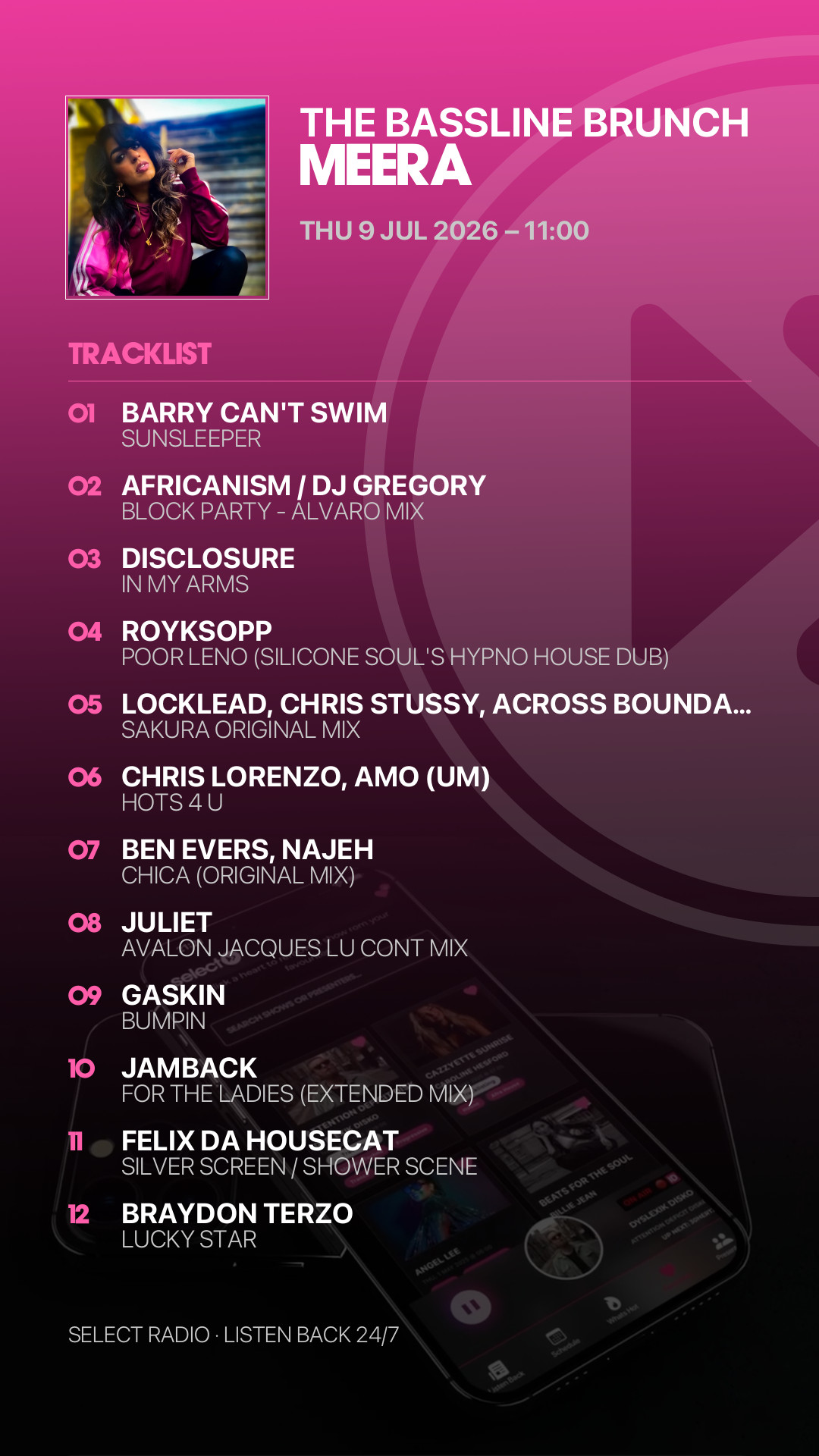 Tracklist Story Preview