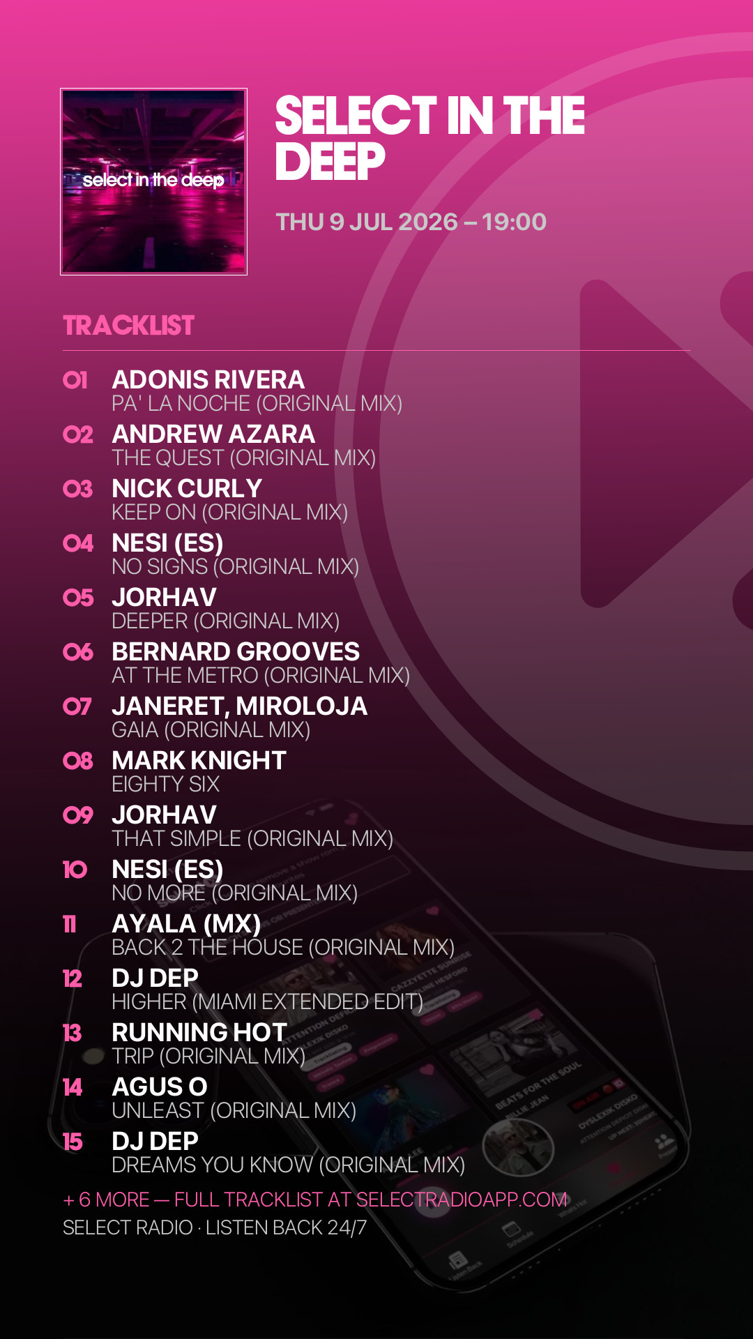 Tracklist Story Preview