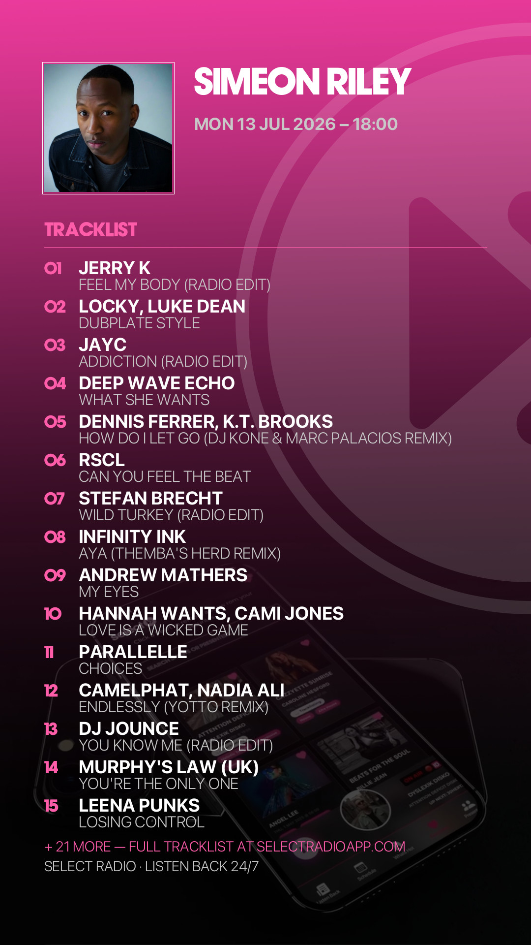Tracklist Story Preview