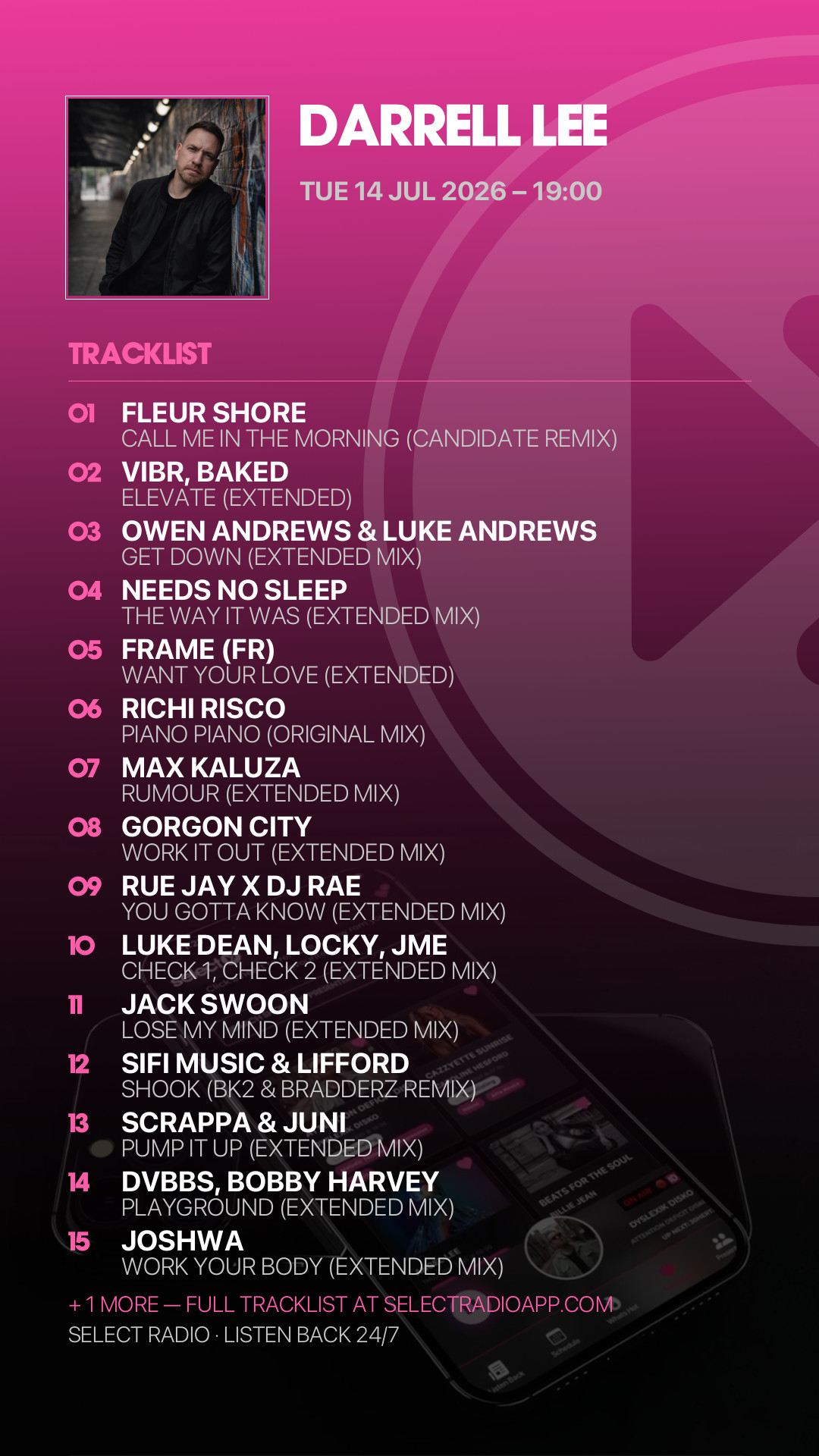 Tracklist Story Preview