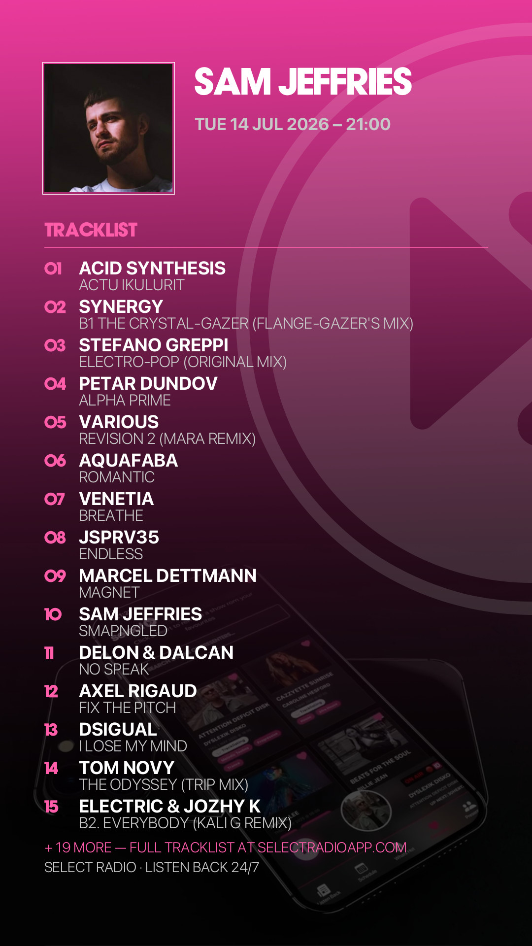 Tracklist Story Preview