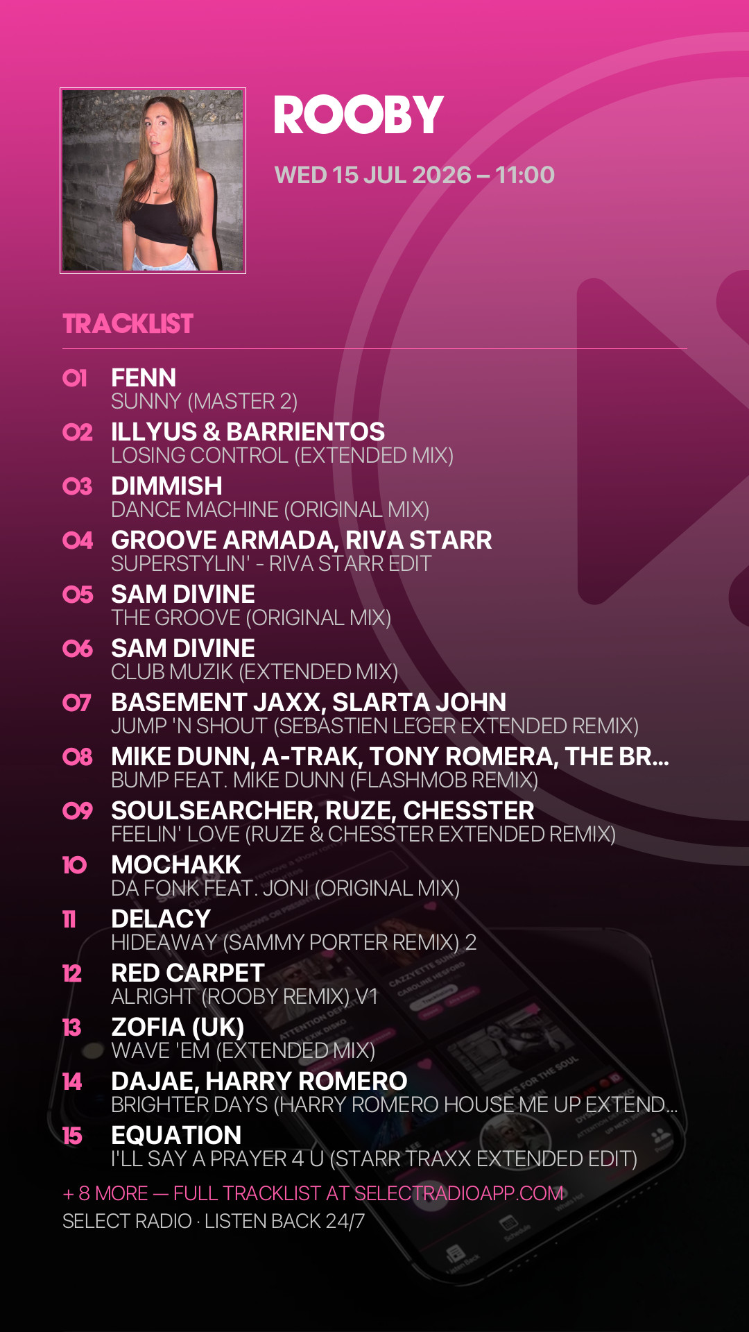 Tracklist Story Preview