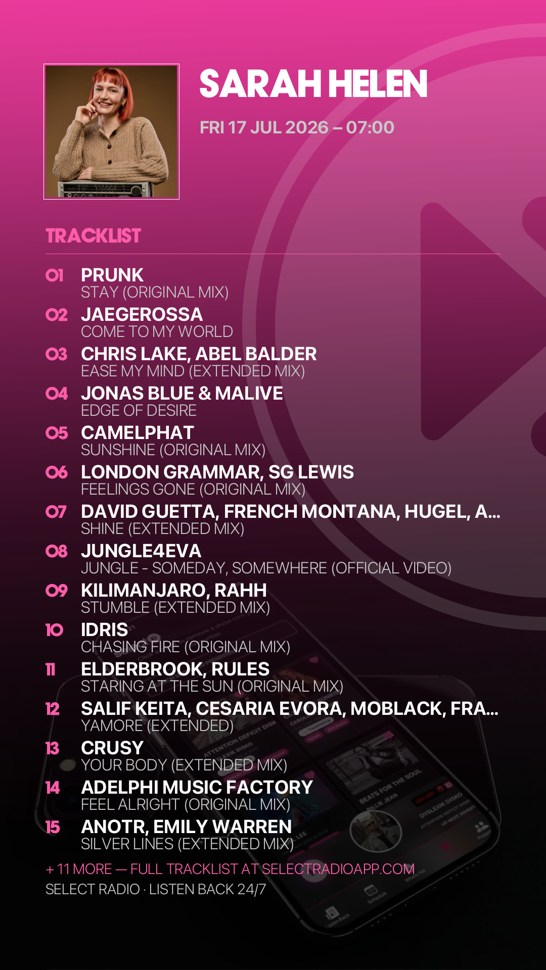 Tracklist Story Preview