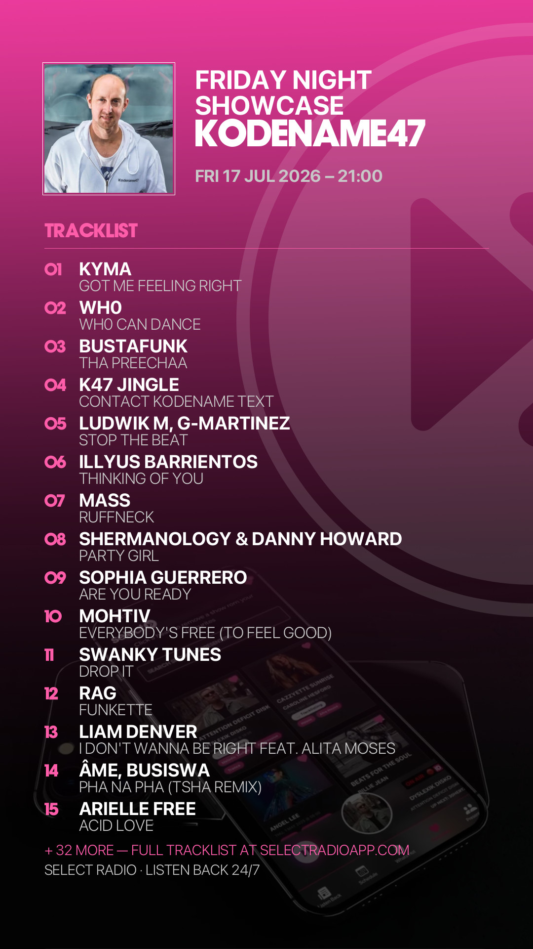 Tracklist Story Preview