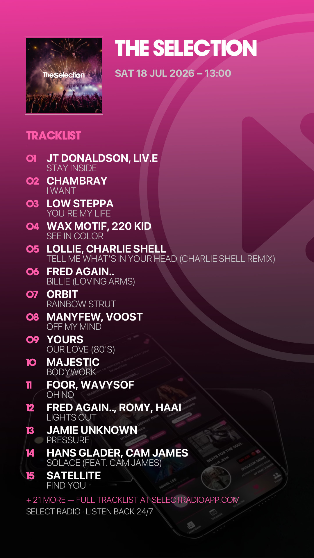 Tracklist Story Preview
