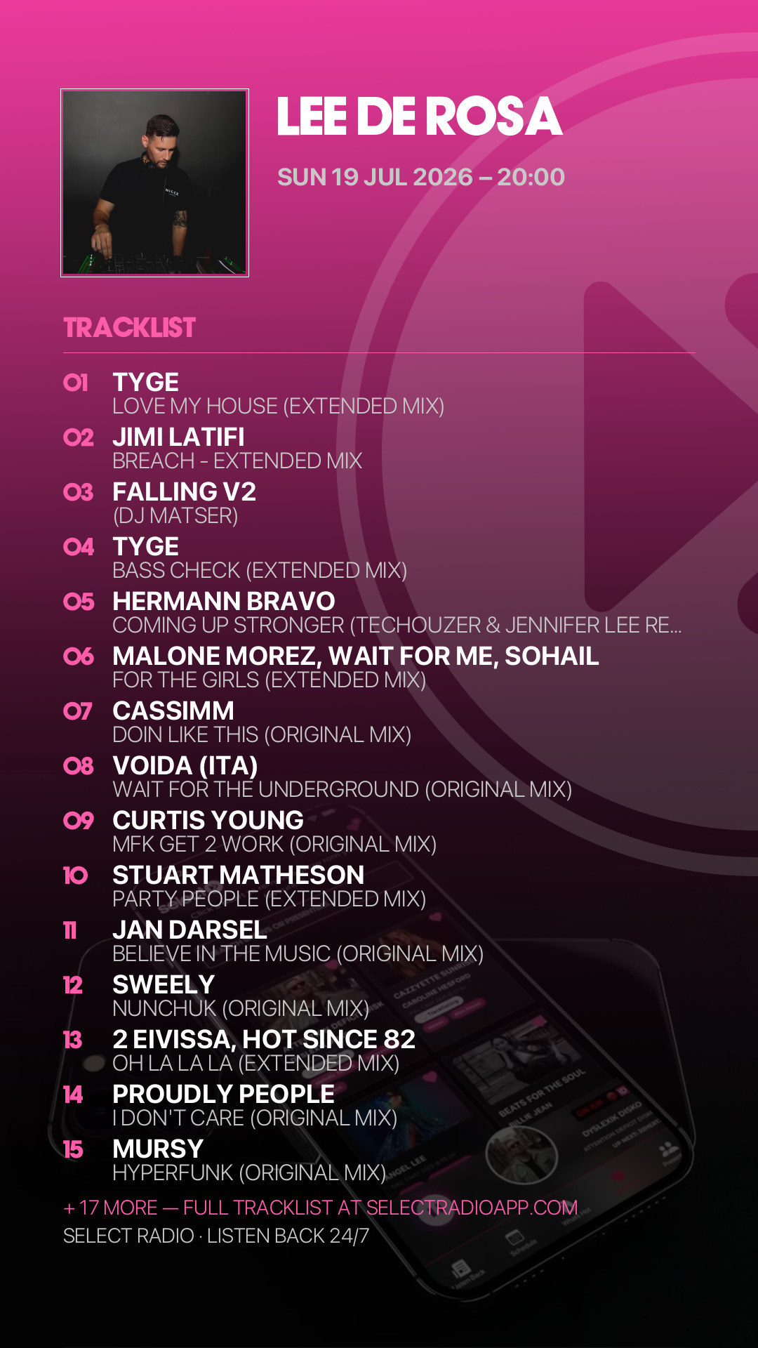 Tracklist Story Preview