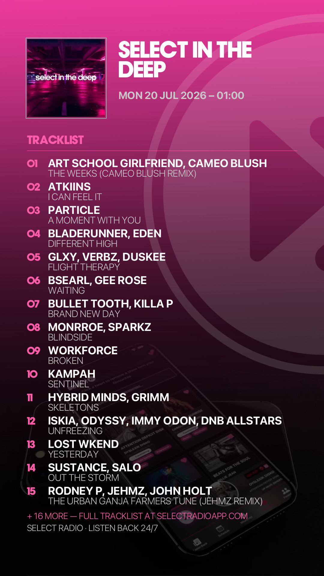 Tracklist Story Preview