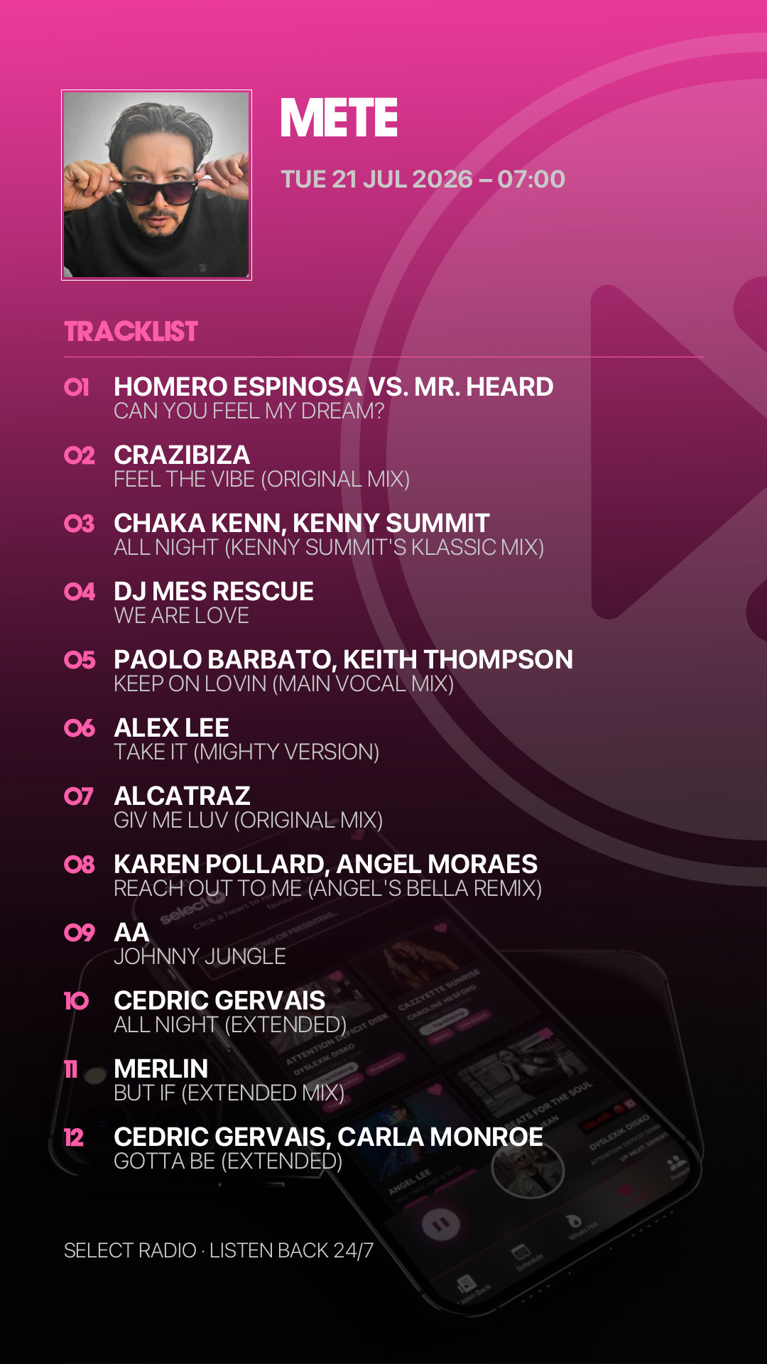 Tracklist Story Preview