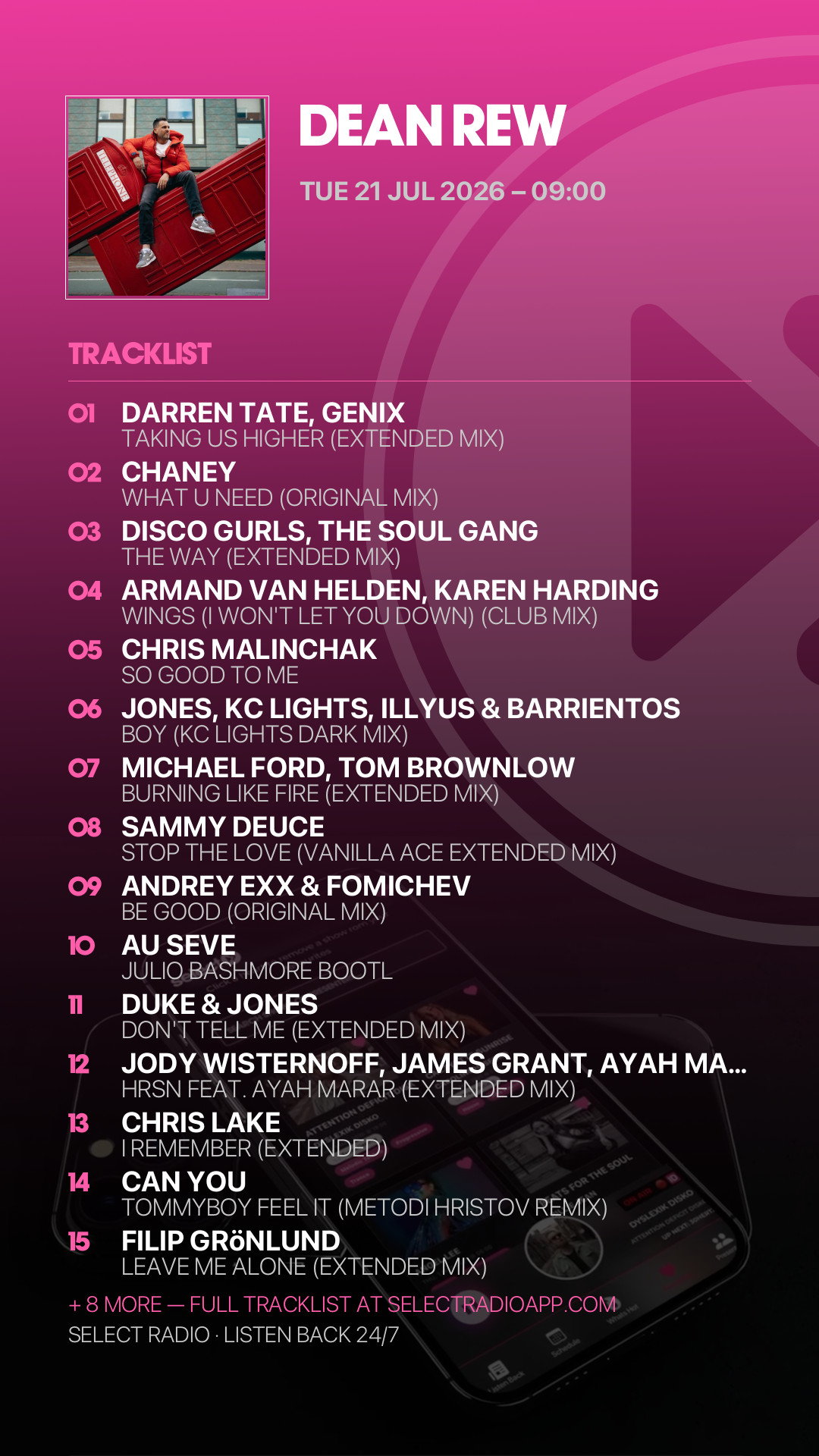 Tracklist Story Preview