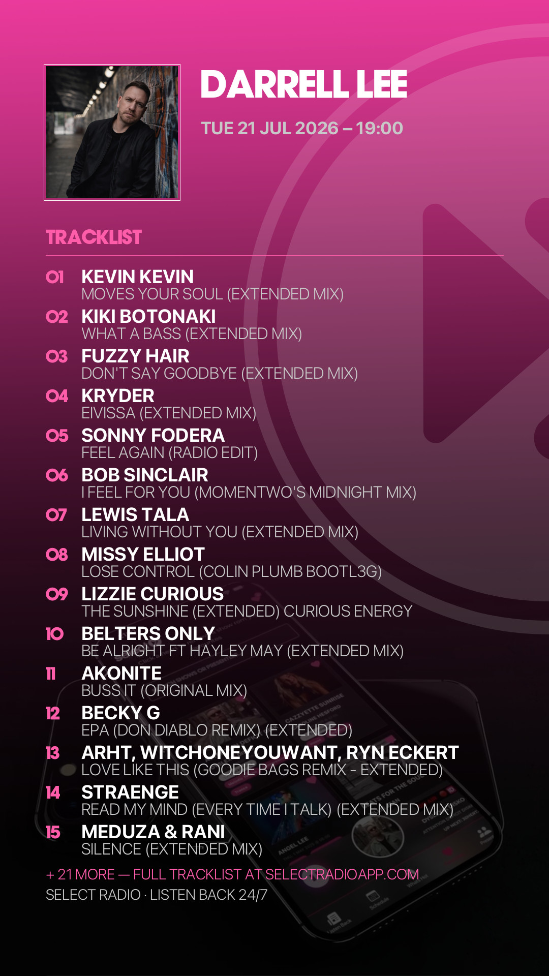 Tracklist Story Preview