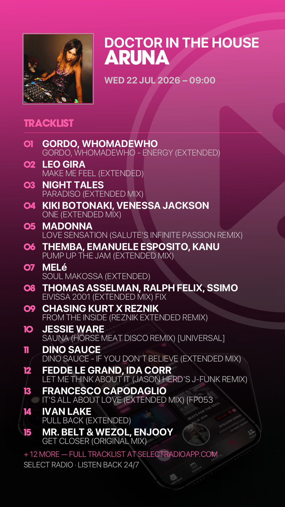 Tracklist Story Preview