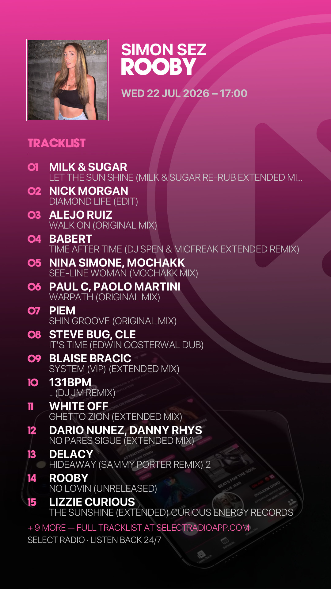Tracklist Story Preview