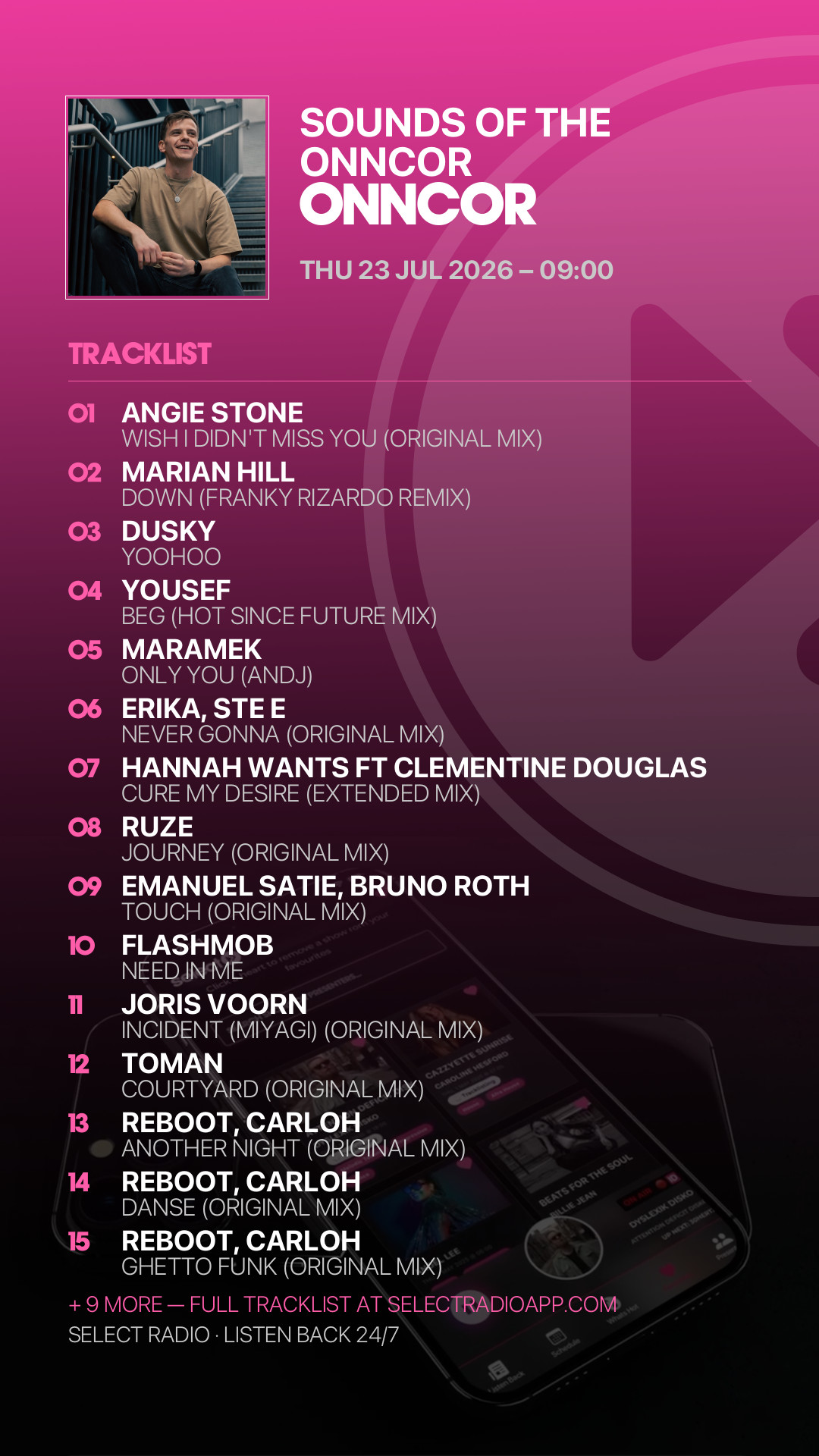 Tracklist Story Preview
