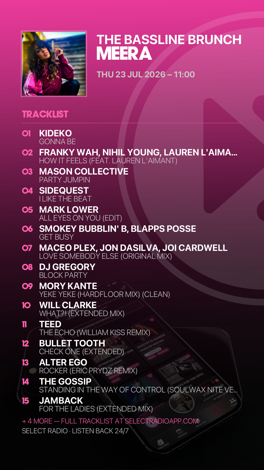 Tracklist Story Preview