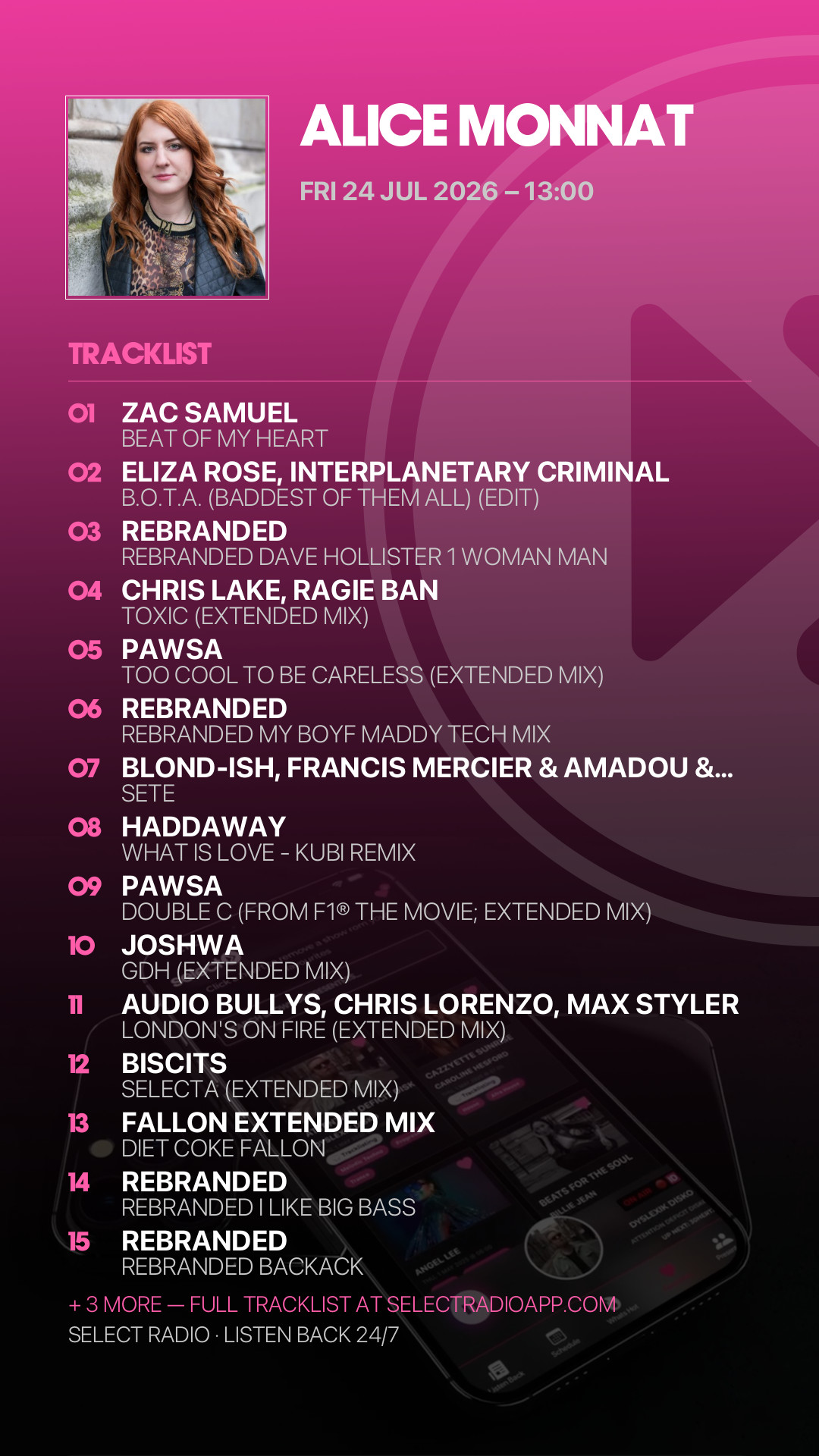 Tracklist Story Preview