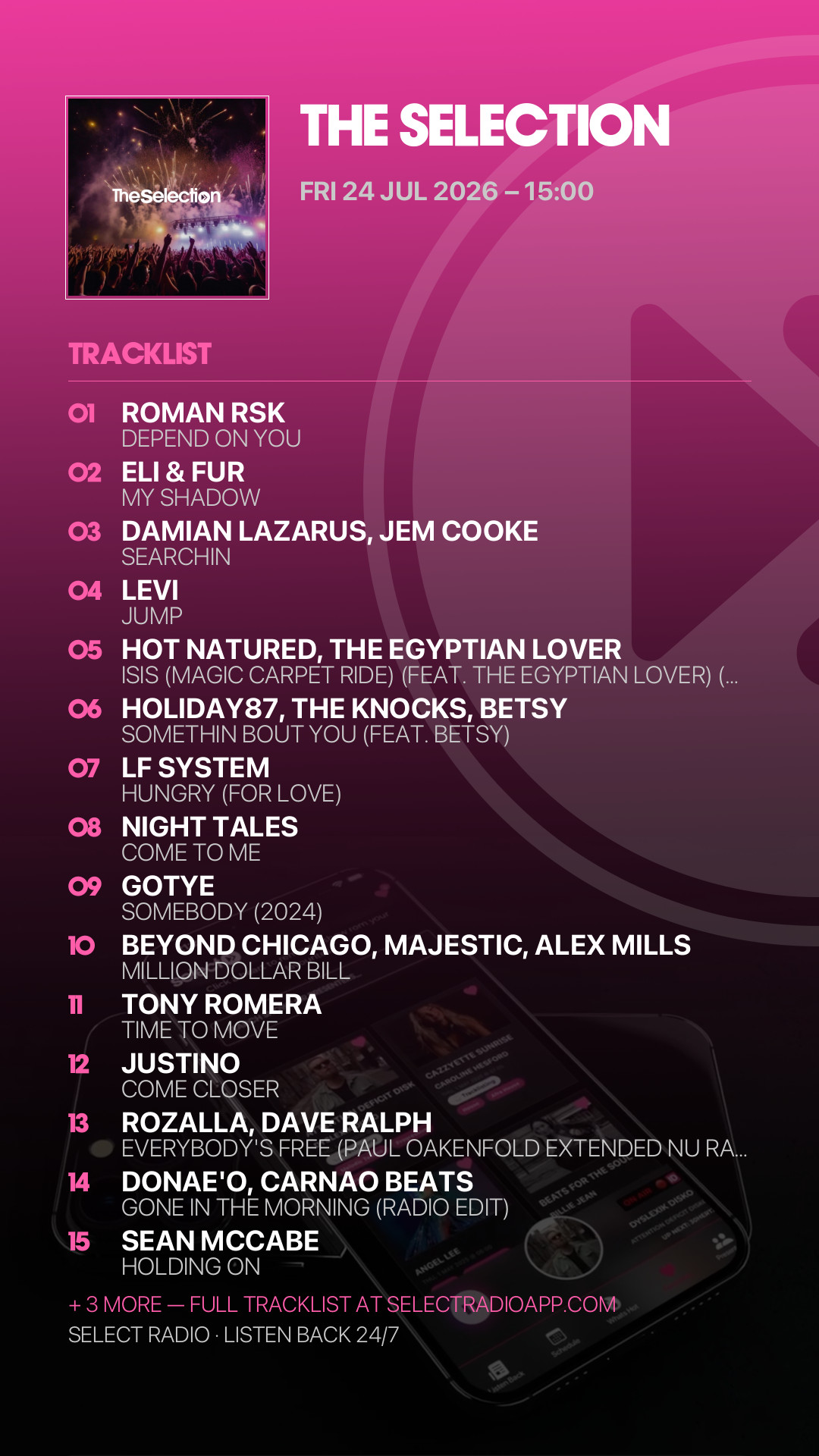 Tracklist Story Preview