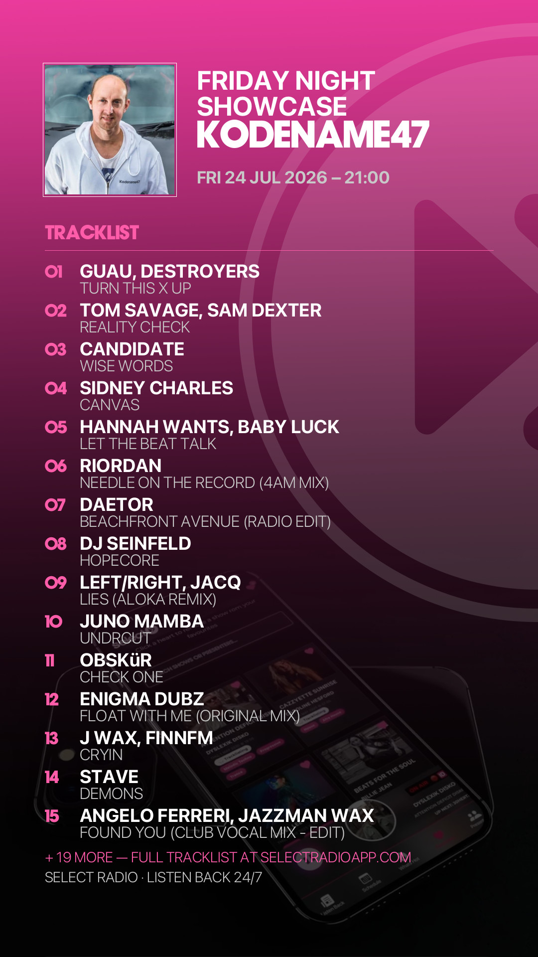 Tracklist Story Preview