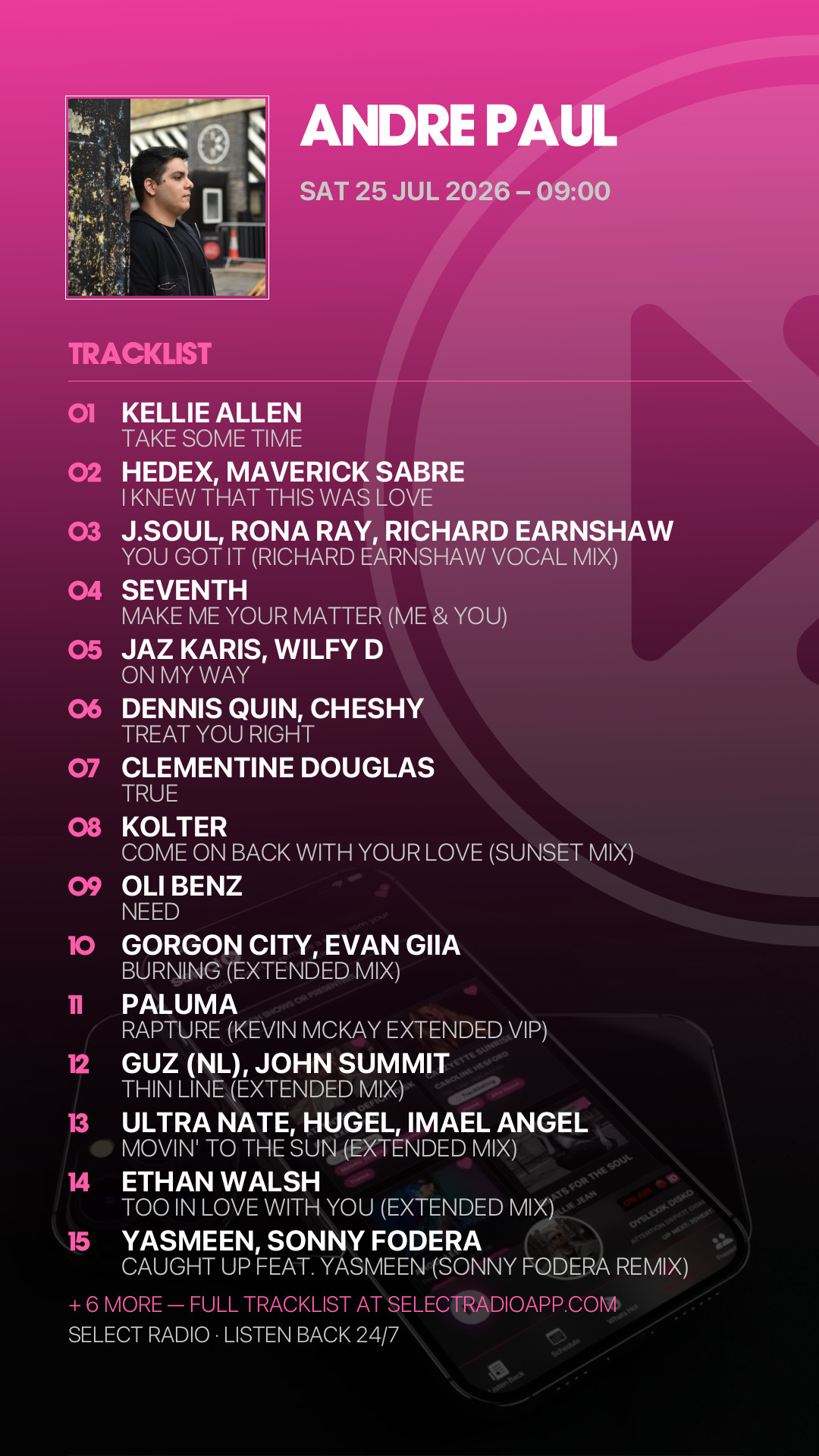Tracklist Story Preview
