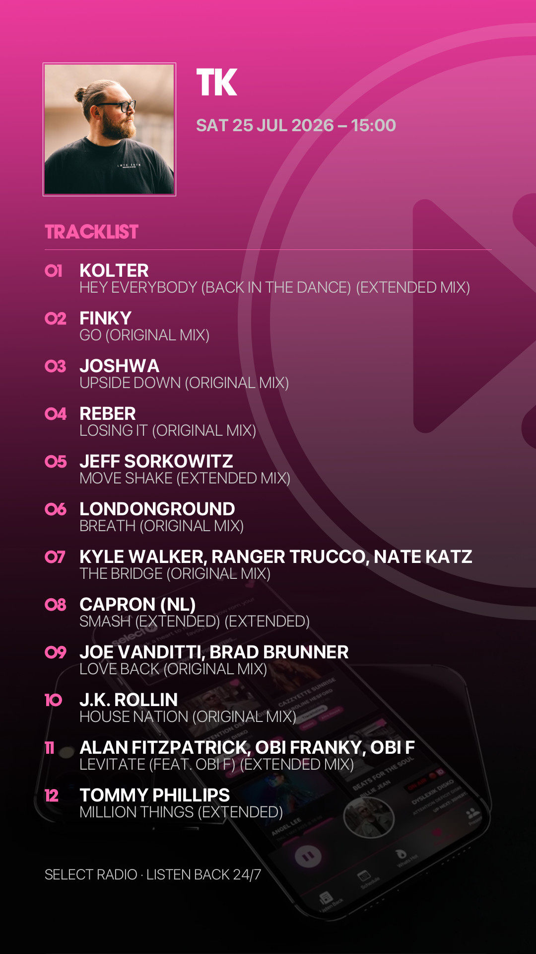 Tracklist Story Preview