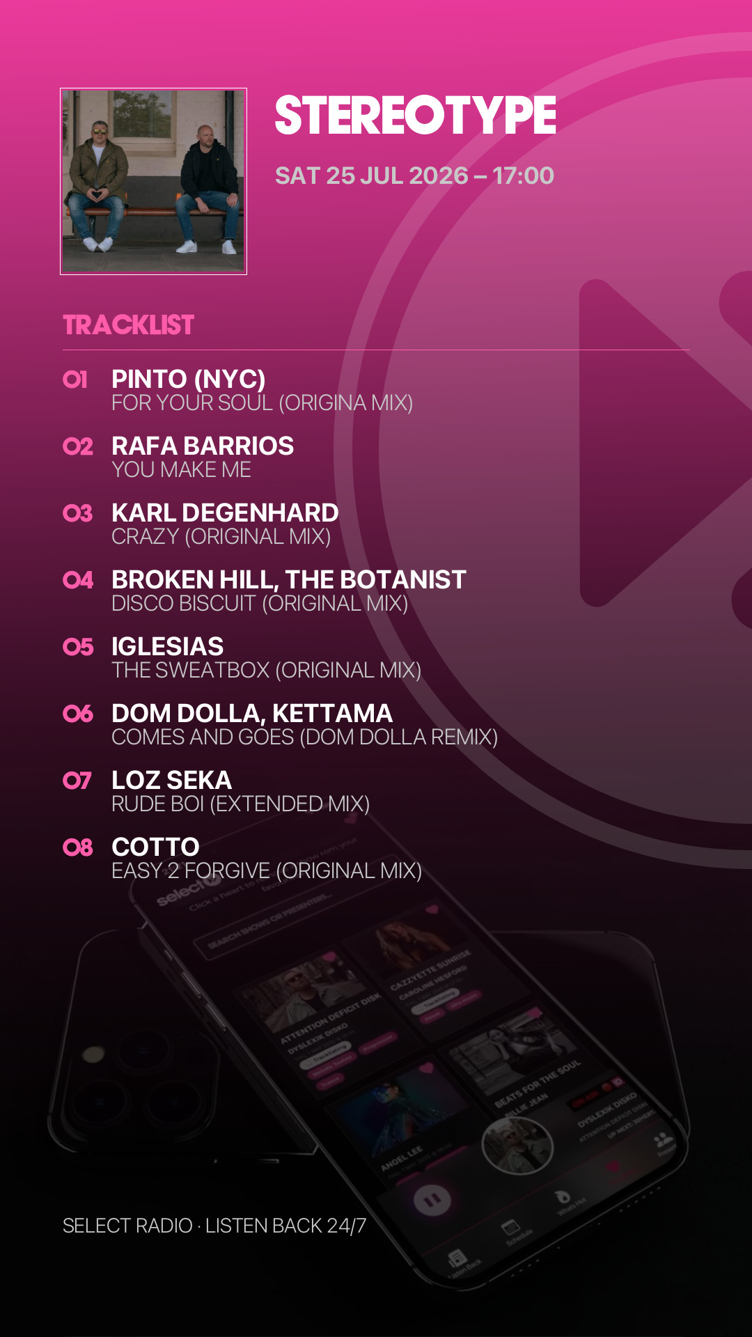 Tracklist Story Preview