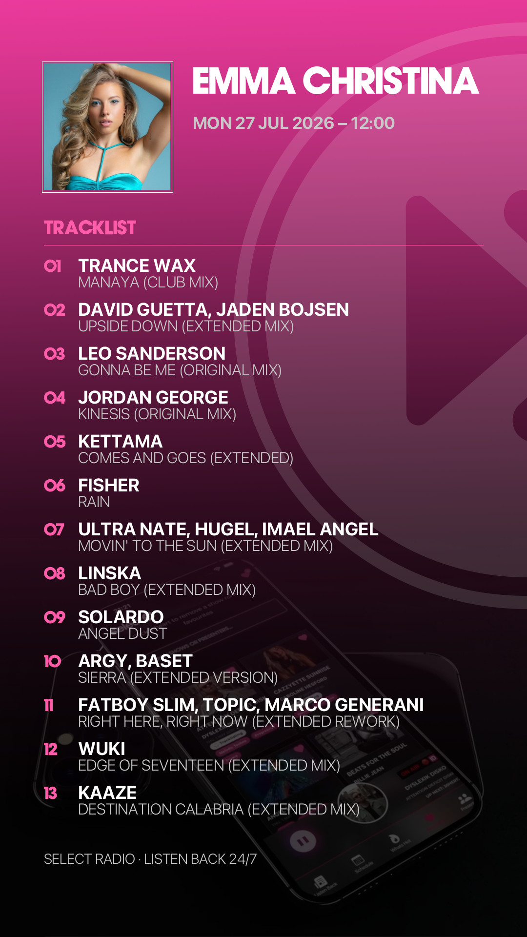 Tracklist Story Preview