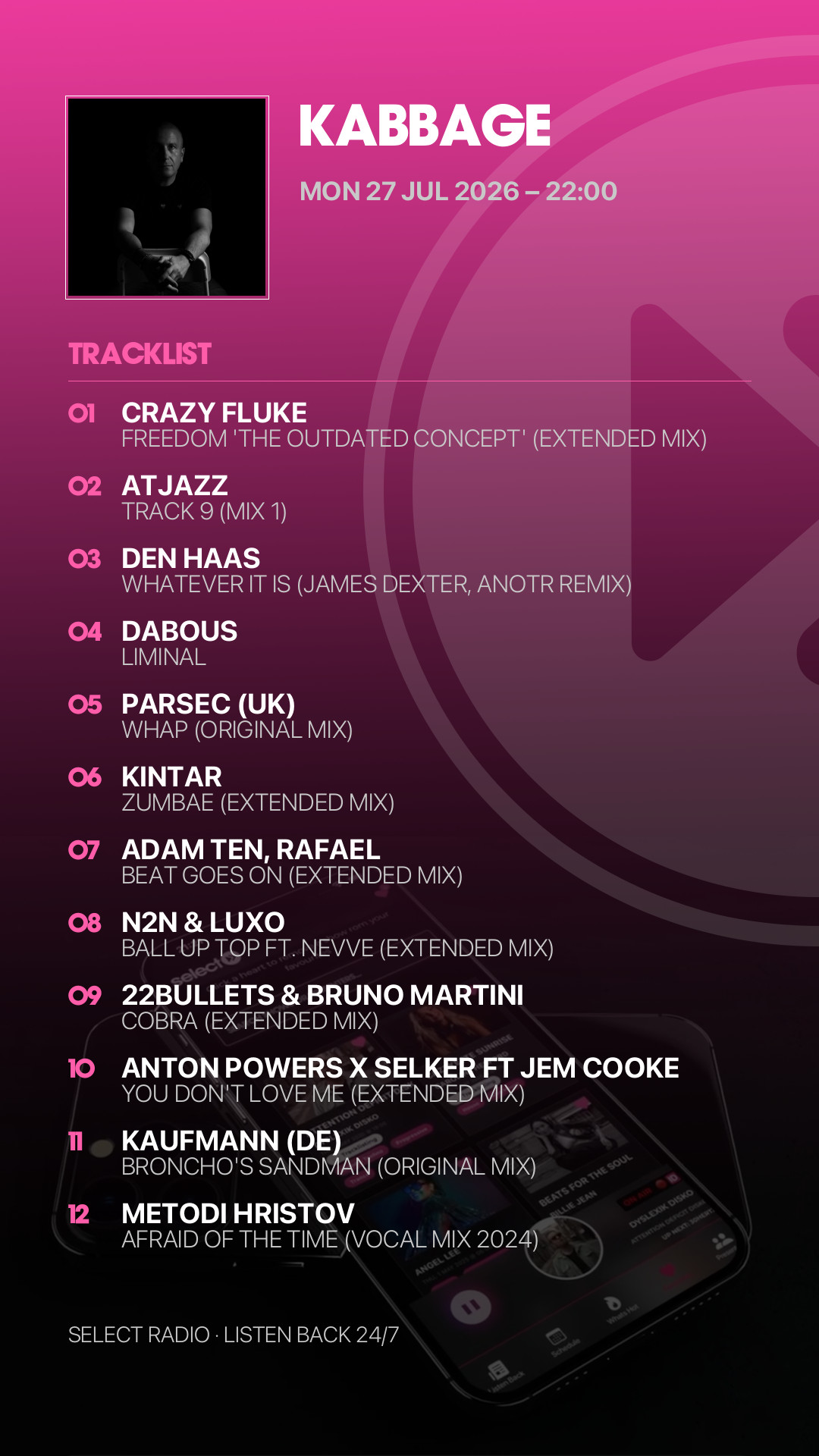 Tracklist Story Preview