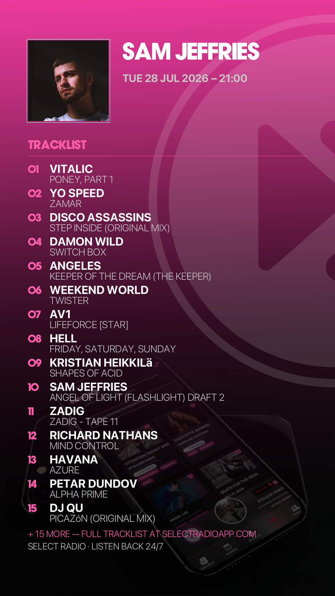 Tracklist Story Preview